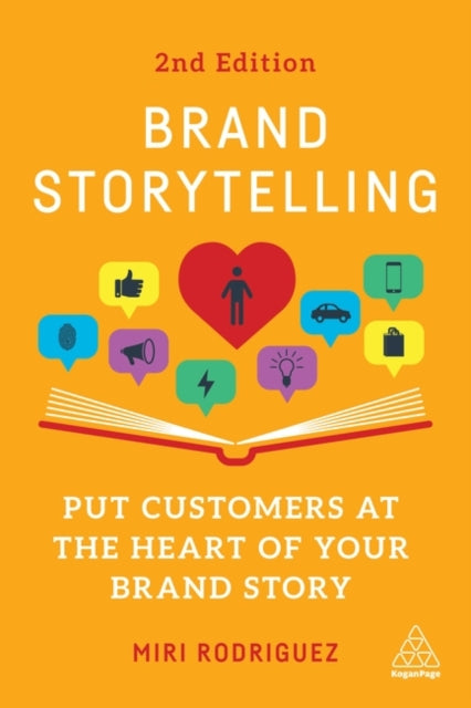 Book cover of: Brand Storytelling. By: Miri Rodriguez