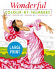 Book cover of: Wonderful Colour by Numbers Large Print. By: David Woodroffe