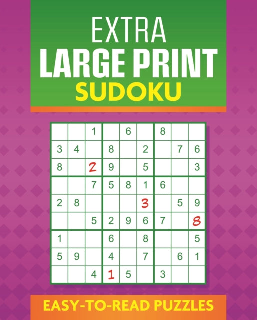 Book cover of: Extra Large Print Sudoku