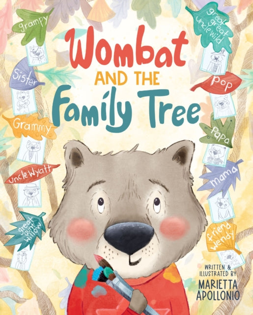 Book cover of: Wombat and the Family Tree. By: Marietta Apollonio