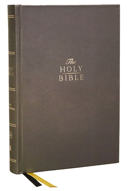 Book cover of: KJV Holy Bible with Apocrypha and 73,000 Center-Column Cross References, Hardcover, Red Letter, Comfort Print: King James Version. By: Zondervan Publishing Company