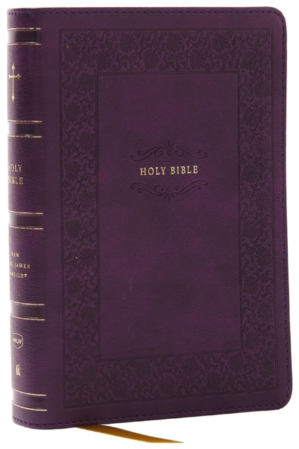 Book cover of: NKJV Compact Paragraph-Style Bible w/ 43,000 Cross References, Purple Leathersoft, Red Letter, Comfort Print: Holy Bible, New King James Version. By: Zondervan Publishing Company
