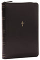 Book cover of: NKJV Compact Paragraph-Style Bible w/ 43,000 Cross References, Black Leathersoft with zipper, Red Letter, Comfort Print: Holy Bible, New King James Version. By: Zondervan Publishing Company