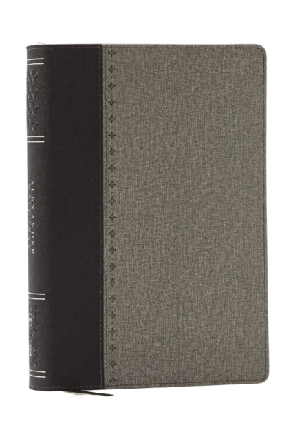 Book cover of: Alexander Maclaren Study Bible: Encouragement and Insights for a Christ-Centered Life (NKJV, Black/Gray Leathersoft, Comfort Print)