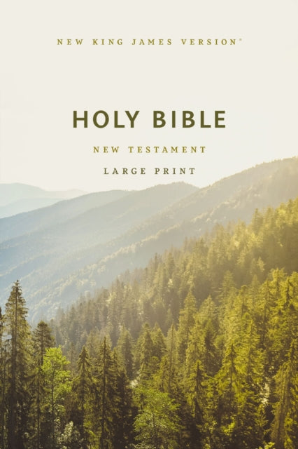 NKJV Large Print Outreach New Testament Bible, Scenic Softcover, Comfort Print 9781400343706 Zondervan