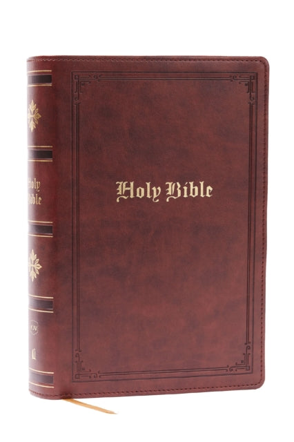 Book cover of: KJV Holy Bible: Personal Size Giant Print, Brown Leathersoft, Red Letter, Comfort Print: King James Version
