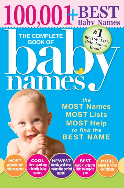 Book cover of: The Complete Book of Baby Names. By: Lesley Bolton