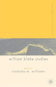 Book cover of: Palgrave Advances in William Blake Studies