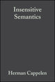 Book cover of: Insensitive Semantics