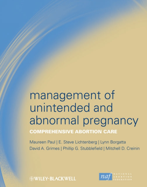 Book cover of: Management of Unintended and Abnormal Pregnancy. By: Maureen Paul