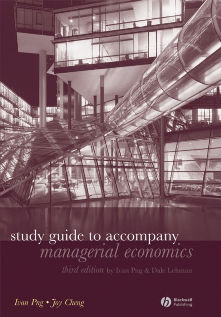 Book cover of: Study Guide to Accompany Managerial Economics. By: Ivan Png