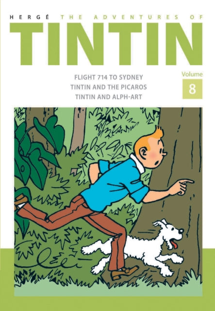 Book cover of: Adventures of Tintin Volume 8. By: Hergé