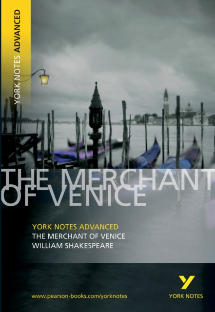 Book cover of: Merchant of Venice (York Notes Advanced) English Literature Study Guide - for 2026, 2027 exams. By: William Shakespeare