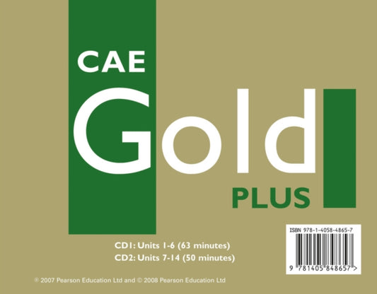 Book cover of: CAE Gold Plus CBk Class CD 1-2. By: Nick Kenny