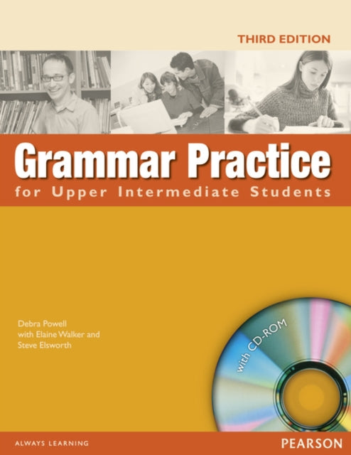 Book cover of: Grammar Practice for Upper-Intermediate Student Book no Key Pack. By: Steve Elsworth