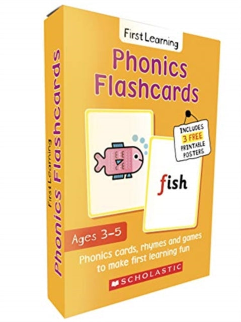 Book cover of: Phonics Flashcards