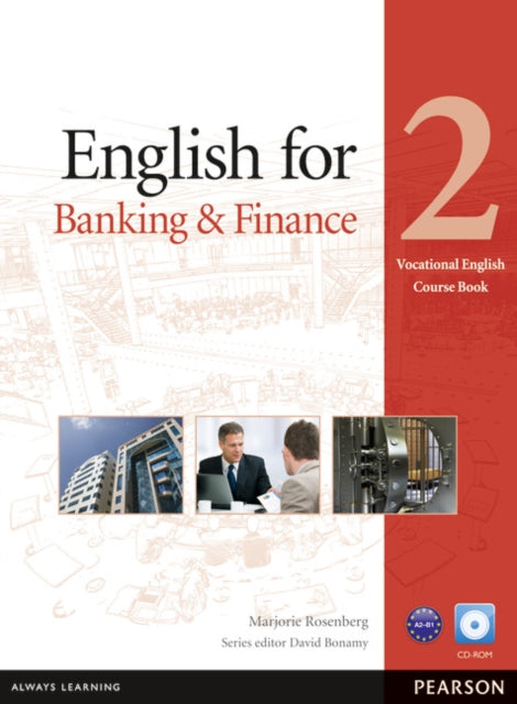 Book cover of: English for Banking & Finance Level 2 Coursebook and CD-ROM Pack