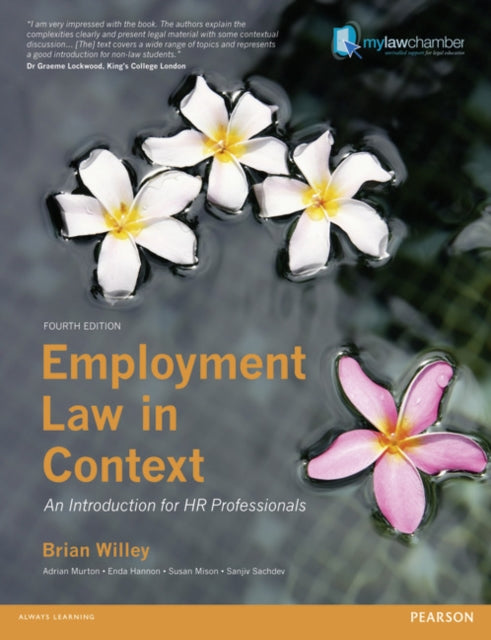 Book cover of: Employment Law in Context. By: Brian Willey
