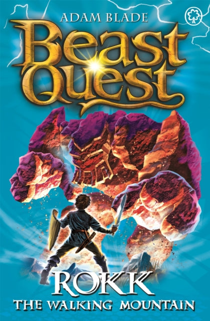 Book cover of: Beast Quest: Rokk The Walking Mountain. By: Adam Blade