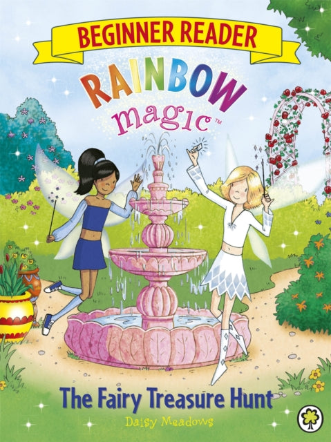Book cover of: Rainbow Magic Beginner Reader: The Fairy Treasure Hunt. By: Daisy Meadows