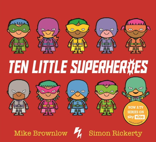 Ten Little Superheroes 9781408346273 Michael Brownlow