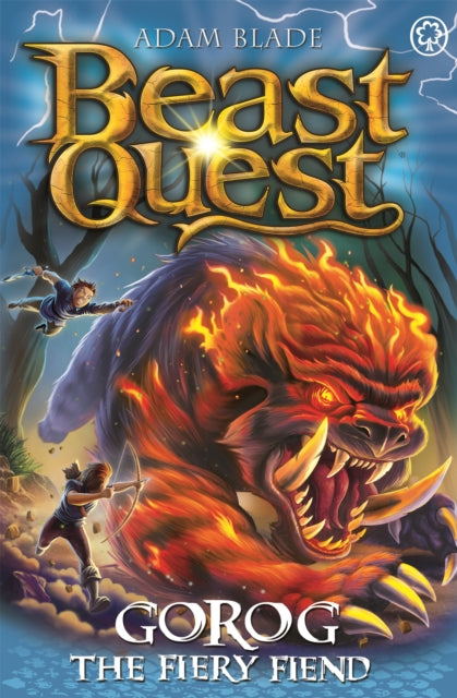 Book cover of: Beast Quest: Gorog the Fiery Fiend. By: Adam Blade