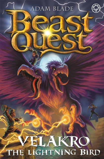 Book cover of: Beast Quest: Velakro the Lightning Bird. By: Adam Blade