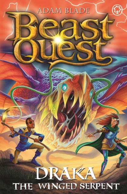 Book cover of: Beast Quest: Draka the Winged Serpent. By: Adam Blade