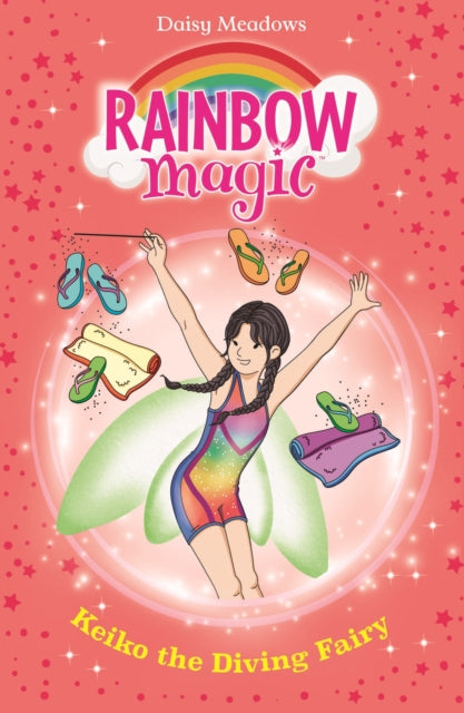 Book cover of: Rainbow Magic: Keiko the Diving Fairy. By: Daisy Meadows