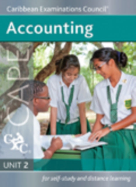 Book cover of: Accounting CAPE Unit 2 A CXC Study Guide. By: Caribbean Examinations Caribbean Examinations Council