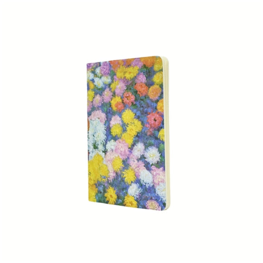 Book cover of: Monet’s Chrysanthemums A5 Unlined Cahier