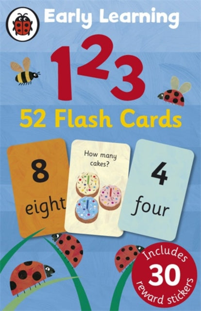 Book cover of: Ladybird Early Learning: 123 flash cards. By: Ladybird