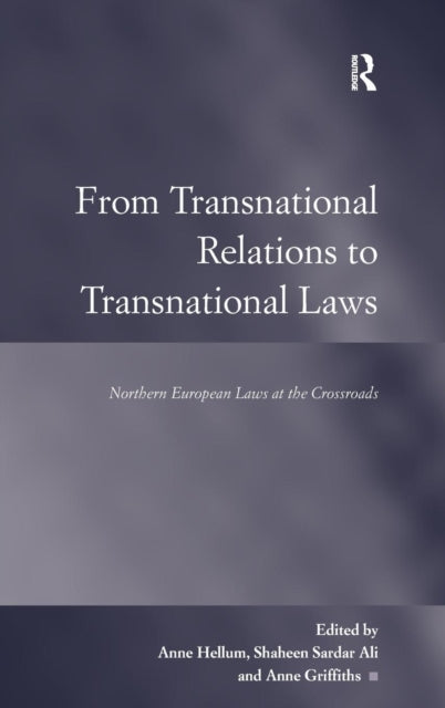 Book cover of: From Transnational Relations to Transnational Laws. By: Anne Hellum