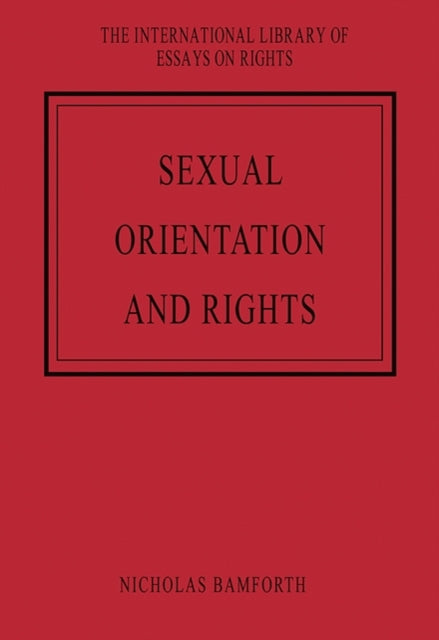 Book cover of: Sexual Orientation and Rights. By: Nicholas Bamforth