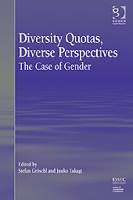 Book cover of: Diversity Quotas, Diverse Perspectives. By: Stefan Gröschl