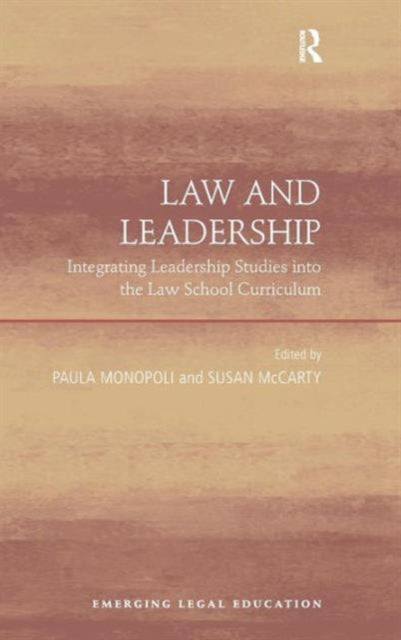 Book cover of: Law and Leadership. By: Susan McCarty