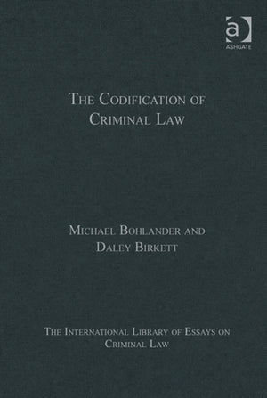 The Codification of Criminal Law