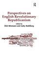 Book cover of: Perspectives on English Revolutionary Republicanism. By: Gaby Mahlberg