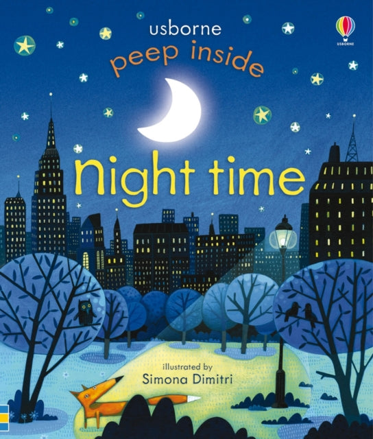 Book cover of: Peep Inside Night-Time. By: Anna Milbourne