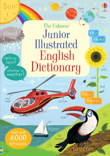 Book cover of: Junior Illustrated English Dictionary. By: Hannah Wood