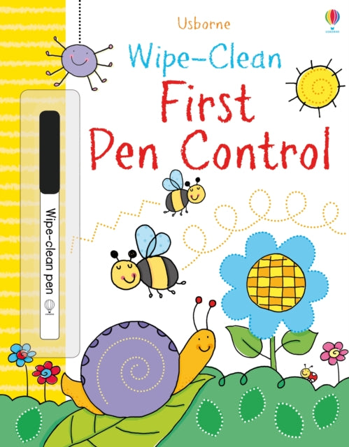Book cover of: Wipe-clean First Pen Control. By: Sam Smith