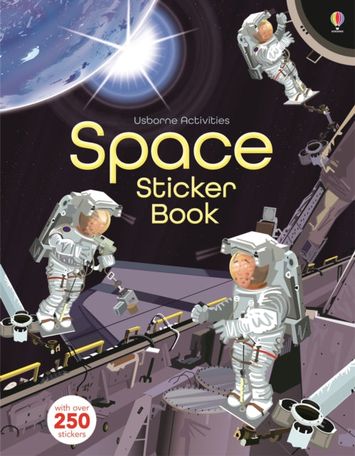 Book cover of: Space Sticker Book. By: Fiona Watt