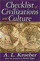 Book cover of: Checklist of Civilizations and Culture. By: A. L. Kroeber