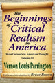 Book cover of: Beginnings of Critical Realism in America. By: Parrington, Vernon Louis