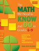 Book cover of: Math We Need to Know and Do in Grades 6–9. By: Pearl Gold Solomon