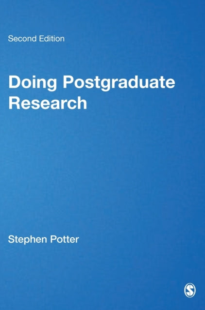 Book cover of: Doing Postgraduate Research. By: Stephen Potter