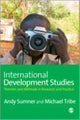 Book cover of: International Development Studies. By: Andrew Sumner