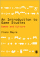 Book cover of: Introduction to Game Studies. By: Frans Mayra