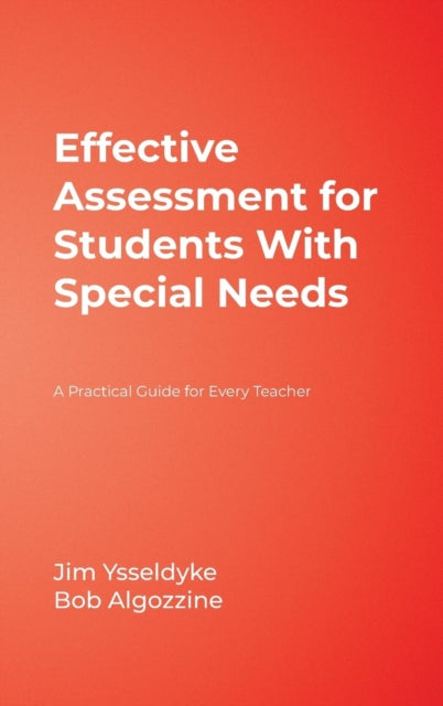 Book cover of: Effective Assessment for Students With Special Needs. By: James Ysseldyke