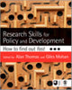 Book cover of: Research Skills for Policy and Development
